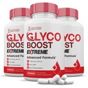 (3 Pack) Glyco Boost Pills Extreme 1295MG Glycogen Support Advanced Formula Glycoboost Gluco Support Formulated with Turmeric Berberine Resveratrol Garlic Bitter Melon Milk Thistle 180 Capsules