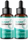 (2 Pack) Sugar Harmony Drops - Official SugarHarmony Oral Liquid Drops Advanced Premium Formula Support Maximum Strength, All Natural Ingredients for Overall Health & Wellness, 2 Bottles for 2 Months