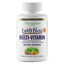 Paradise Herbs Earth's Blend Once Daily Multivitamin with Iron, 48 Organic Superfoods, Probiotics, Antioxidants, Vitamins A, B12, C, D, K2, Daily Superfood, 30 Capsules
