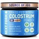 Bovine Colostrum Powder for Women &Men Source of IgG & IgA Grass-Fed, Pure Bovine Colostrum for Gut Health, Immune Support, Muscle Recovery & Wellness, Unflavored - 3.17 Oz - 60 Servings (Made in USA)
