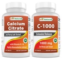 Calcium Citrate with Vitamin D-3 & Vitamin C 1000 mg