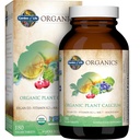Garden of Life Calcium Supplement with Magnesium & Organic Vitamin D3 K2, Made from Whole Foods, Gluten-Free, 180 Count, (Pack of 6)