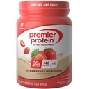 Premier Protein Powder, Strawberry Milkshake, 30g Protein, No Added Sugar, 100% Whey Protein, Keto Friendly, Soy & Gluten Free, 24.5 oz (17 Servings)