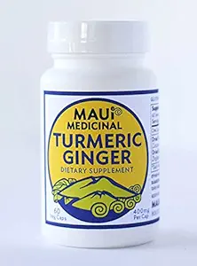 Kurkuma Ginger 90 Veggie Capsules 400mg per capsule (Organisch Grown) VS