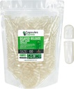 XPRS Nutra Vertraagde Release Maat 00 Lege Capsules - 1000 Graaf Heldere Lege Vegan Capsules - Vegetarische Pillen DIY Plantaardige Capsule Villing - Vulbare Veggie Gel Caps voor Do-It-Yourself Supplementen