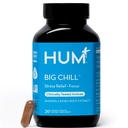 HUM Big Chill Rhodiola Rosea Supplement, Adaptogenic Herbal Calm Supplement, Ondersteuning voor Focus, Calming en Adrenal Health Balance met 500mg Rhodiola Rosea Extract, Glutenvrij, 30 Vegan Capsules