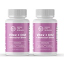 Hormonal Balance Blend for Women – Vitex, DIM, Shatavari + Adaptogenic Support – Menstrual & Menopause Relief – Vegan, Clean-Label Formula – 4600mg – (Pack of 2)
