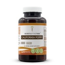 Secrets of the Tribe California Poppy 120 Capsules, 800 mg, California Poppy (Eschscholzia Californica) Dried Herb and Flower (120 Capsules)