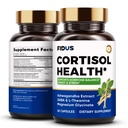 Fidus Cortisol Health – Cortisol Balance for Women - Revive Cortisol Support, Cortisol Complex, Daily Wellness Formula for Busy Days & Active Lifestyles, USA Made, 60 Capsules