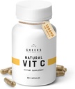 CHEERS - Vitamine C, Natural Immune System Booster Gemaakt van Rose HIPS, Grapefruit en Acerola Extracten, Veganistisch en Glutenvrij Alternatief voor Vitamine C Tablets, 1000 mg per Capsule, 90 Capsules