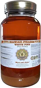 White Pine Liquid Extract, White Pine (Pinus Strobus) Bark Powder Tinctuur, Kruidensupplement, Hawaii Pharm, Made in USA, 32 fl.oz