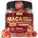 Maca Root Gevulde Gummies 2000mg voor vrouwen Mannen 