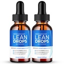 Lean Drops, Official Lean Droppers Supplement - Maximum Strength, All Natural Keto Liquid Formula to Sustain Active Lifestyle & Fitness Goals, Premium Lean Drops Advanced Reviews (2 Pack)