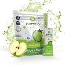 Bobelo Kids Self-Carbonating Hydration Packets | Immunity + Hydration Drink Mix with IMMUSE Probiotic & Electrolytes | Sugar-Free, Low Calorie Sparkling Water Enhancer | Sour Apple | 15ct