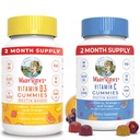 MaryRuth Organics Kids Vitamin D3 Gummies & Vegan Vitamin C Gummies Bundle, Supplement for Bone Strength, Phosphorus and Calcium Absorption, Supports Immune Function & Overall Health for Adults & Kids
