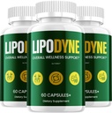 (3 Pack) Lipodyne – Advanced Capsule Formula Supplement Pills for Daily Health & Wellness Support (180 Capsules)