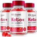NutraRize (Pack of 3 X10 Boost Keto+ACV Gummies Advanced Weight Loss, Reviews (180 Gummies)