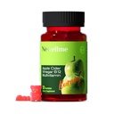 NEWELLME Sugar-Free Apple Cider Vinegar Gummies 1000mg ACV with The Mother + Vitamin B12 for Gut Health, Bloating Relief & Metabolism, Vegan Keto Gluten-Free, 30 Counts (Pack of 1)