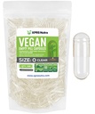 XPRS Nutra Maat 0 Lege capsules - 500 Tel helder Lege Vegan Capsules - Vegetarische pillen - DIY plantaardige Capsules vullen - Veggie pilscaps voor Do-It-Yourself Supplementen