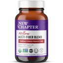 New Chapter All-Flora Multi-Fiber Supplement with Clinically Studied Prebiotic Inulin + Psyllium Husk for Digestion & Gut Health, Good Source of Daily Fiber, USDA Organic, 100% Vegan, 120 Count