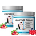 Heightener Gummies, Natural Height Growth Supplement for Teens and Adults, Increase Bone Strength with Calcium & Zinc, Vitamin C, D, L-Arginine, 60 Gummy (2PCS)