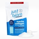 Just Bjorn Marine Collagen Peptides Powder for Women & Men - Skin, Hair, Nail and Joint Support - Hyaluronic Acid, Vitamin C, Amino Acids - Unflavored (30 Servings / 11.5 Ounce)