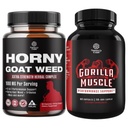 Bundel van geile geit onkruid voor mannelijke versterking - extra kracht geile geit onkruid voor mannen en extra kracht testosteron Booster voor mannen - natuurlijke testosteron supplement