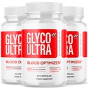 (3 Pack) Glyco Ultra Blood Optimizer Capsules, Official Glyco Ultra Blood Support Pills with All Natural Ingredients, Advance Health & Wellness Supplement with Max Strength Multivitamins(180 Capsules)