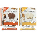 Power Crunch Protein Wafer Bars, High Protein Snacks, Peanut Butter Fudge and Peanut Butter Crème, 1.4 Ounce (12 Count) Bundle