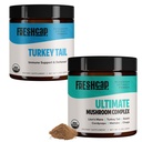 FreshCap Paddestoelen Immuniteitsbundel (Turkije Staartpoeder en Ultieme Paddestoelen Complex Poeder)