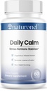 Daily Calm – Stress Relief Supplement - Feel Calm and Relaxed - Supports Mood & Mental Focus - Magnesium, GABA, Ashwagandha, Rhodiola, Lemon Balm & Chamomile - Eases Tension & Nervousness (1)