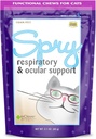 Spry Daily Respiratory and Ocular Support Soft Chews for Cats, with L-Lysine, Superfoods, and Prebiotics for a Strong Immune System, 2.1 oz. (60 count)