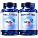 Ultimate Nattokinase Capsules, Nattokinase Supplement 10800 FU Per Serving, Serving for Body Health, and Daily Wellness Support, Vegan, Gluten Free, 60 Capsules (2)
