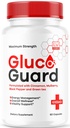 GlucoGuard Capsules - Official GlucoGuard Advanced Blood Support Formula, Natural GlucoGuard Pills Maximum Strength, GlucoGuard Health & Wellness Vitamin Supplement, 30 Capsules for 1 Month