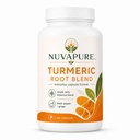 Nuvapure Turmeric, Clean Non-GMO Formula, 120 Count