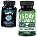 15 Day Cleanse | Colon Detox - with - Water Away - Diuretic Water Pills