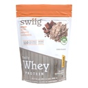 swiig Whey Protein Powder Chocolate – 20g Protein for Muscle Recovery & Lean Muscle Support – Clean Protein with Amino Acids, No Artificial Flavors or Fillers, Gluten Free, Non-GMO (2.2 lb)