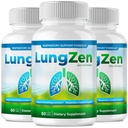 LungZen Capsules, Official LungZen Supplement Pills - Maximum Strength, All Natural Lung Cleanse & Health Support, Advanced Formula Lung Zen for Healthy Flow, Comfort and Detox Reviews (3 Pack)