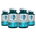 NEURIVA Plus Brain Supplement for Memory, Focus & Concentration + Cognitive Function with Clinically Tested Nootropics Phosphatidylserine and Neurofactor, VIT B6 & B12, 30 Count Capsules (4 Pack)