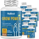 NuBest Grow Power - Powerful Bone Strength Formula for Children (10+) & Teens - Supports Healthy Bone Health, Overall Health with Calcium, Vitamin D3, Phosphorus, Magnesium & More - 12 Pack