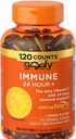 Nature_Bountys_ Immune 24 Hour + 1000mg Vitamin C (120 Count) with Vitamin D, Zinc, Elderberry & Echinacea - Non-GMO, Rapid Release Softgels
