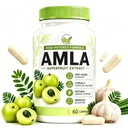 Amla Superfruit 𝐂𝐚𝐩𝐬𝐮𝐥𝐞𝐬, with Aged Garlic Extract, Indian Gooseberry Fruit Powder for Daily Wellness 60 𝐂𝐚𝐩𝐬𝐮𝐥𝐞𝐬