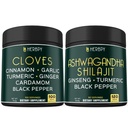 Bundel 7in1 Kruidnagel Supplement en 5in1 Ashwagandha Shilajit