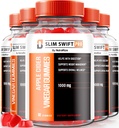 (5 Pack) SlimSwift Pro ACV Gummies, Maximum Strength Keto ACV Weight Loss Gummies, All Natural Apple Cider Vinegar 1000MG, ACV Keto Formula with Added B-Vitamins, Keto + ACV Reviews (300 Gummies)