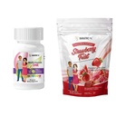 BariatricPal 30-Day Bariatric Vitamin Bundle (Multivitamin ONE 1 per Day! with 45mg Iron Capsule and Calcium Citrate Soft Chews 500mg with Probiotics - Strawberry Twist)