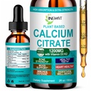Calcium Supplements for Women Liquid Drops, High Absorption Calcium 1200mg with Vitamin D3 K2 for Bone and Teeth Support, Calcium Citrate Drops - Immune Support, Non-GMO, 30 Servings