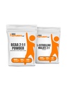 BulkSupplements BCAA 2:1:1 500g + Citrulline Malate 2:1 500g Bundle