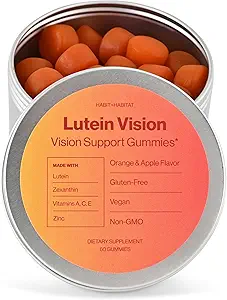 Lutein Vision Vision Support Gummies met Lutein en Marigold Flower 60-Count