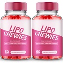 Lipo Chewies Brazillian Gummies, Lipo Chewies Keto ACV Keto Supplement Gummies - Maximum Strength, All Natural Support Formula, Keto+ACV Advanced Formula, LipoChewies Keto Gummy Reviews (2 Pack)
