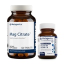 Metagenics Bundle - Mag Citrate & D3 10,000 + K - 120 Count of Mag Citrate for Muscle & Bone Health Support - 60 Softgels of D3 10,000 + K for Immune Support, Bone Health & Heart Health